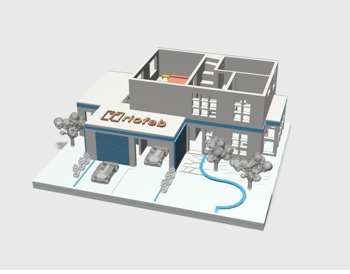 3D Printing House 3D print model_0