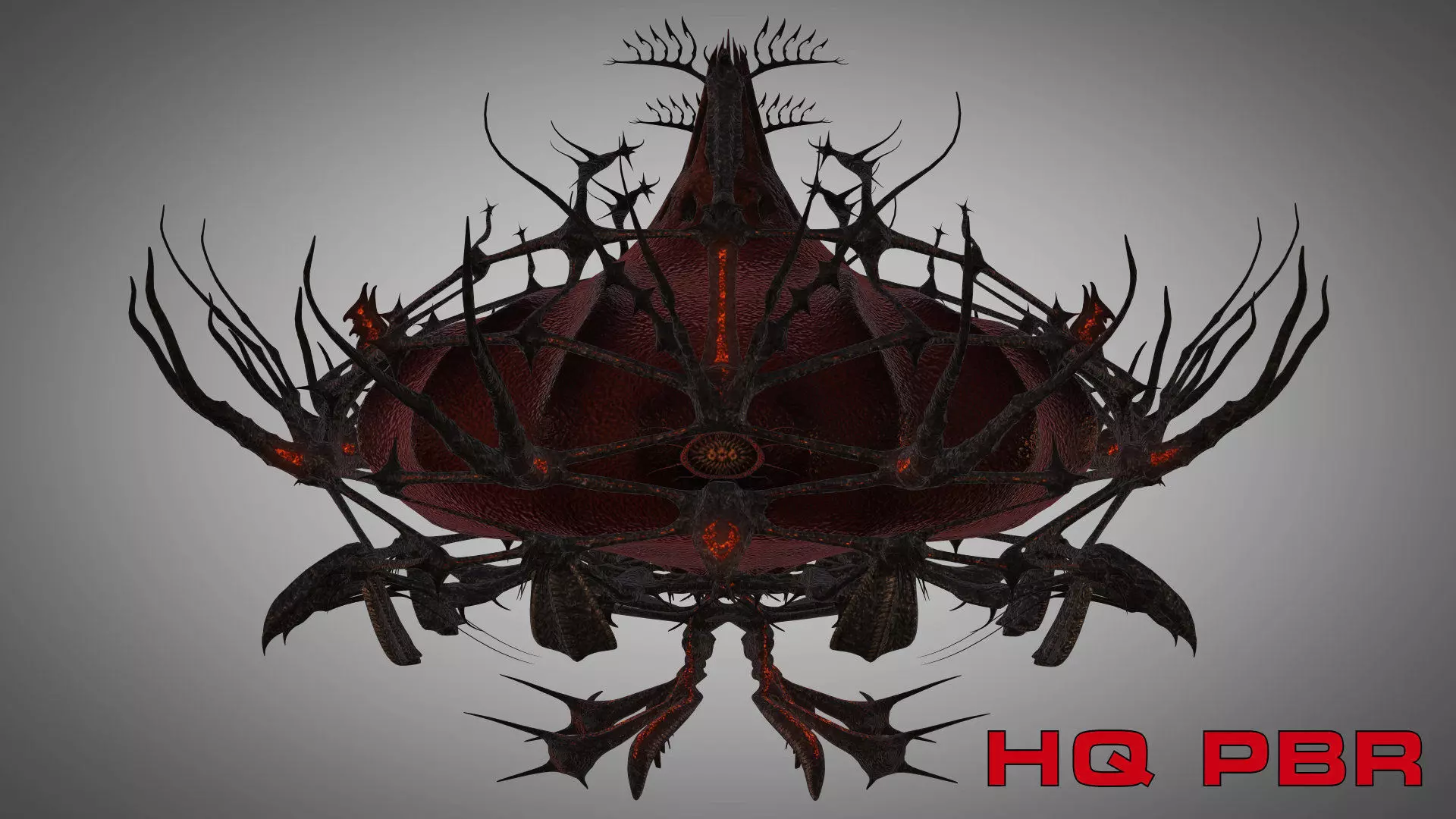 Alien Space Station 3D model
