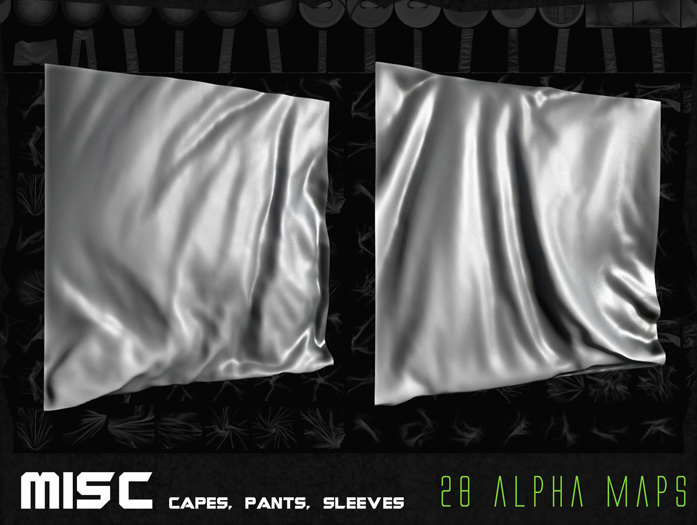150 Ultimate Cloth Alpha Pack by J Roscinas Texture_3
