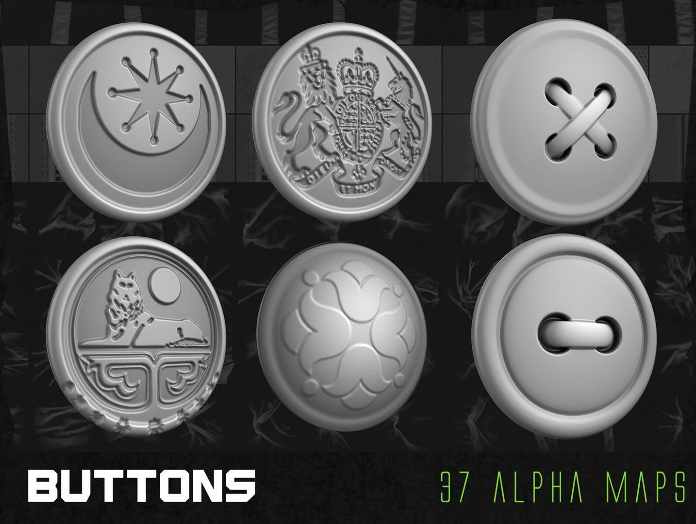 150 Ultimate Cloth Alpha Pack by J Roscinas Texture_4