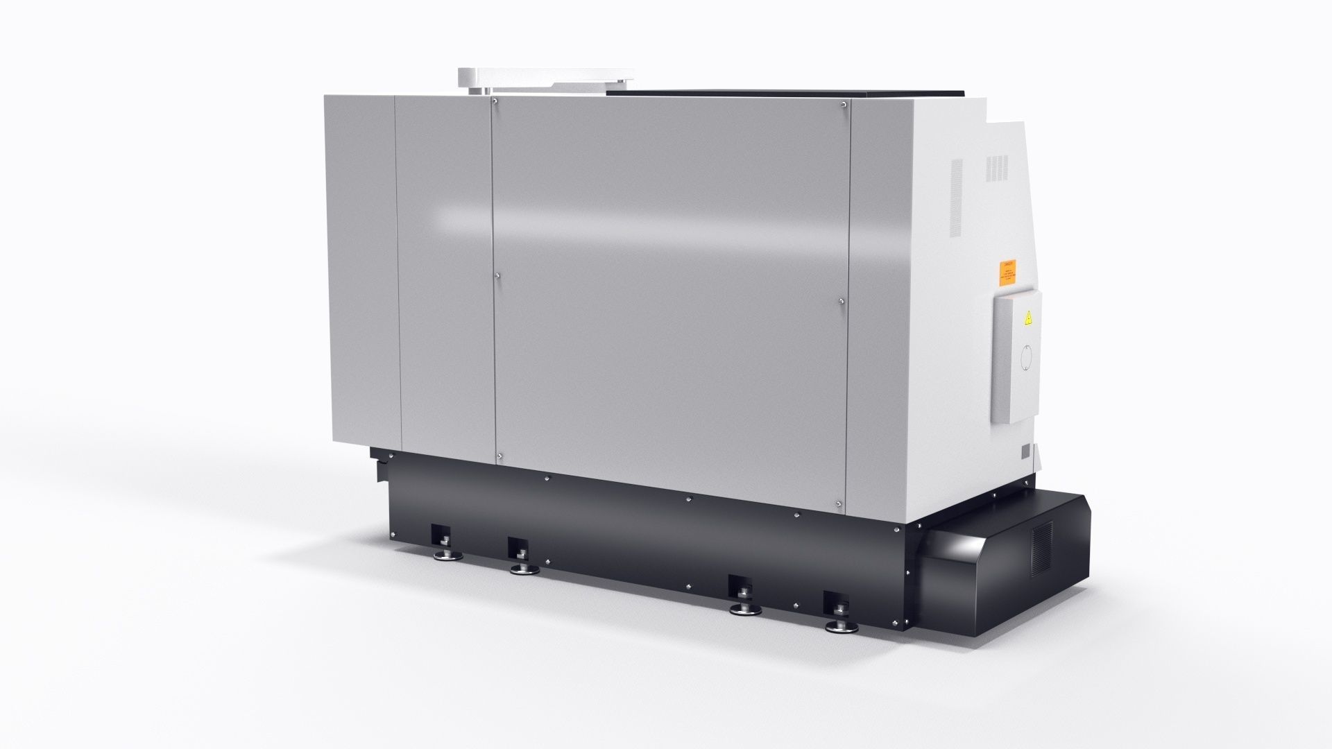 lathe turret machine GOODWAY GS-260MS Koordinate cnc 3D model_9