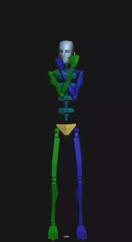 Goalkeeper CenterUp 3 3D model