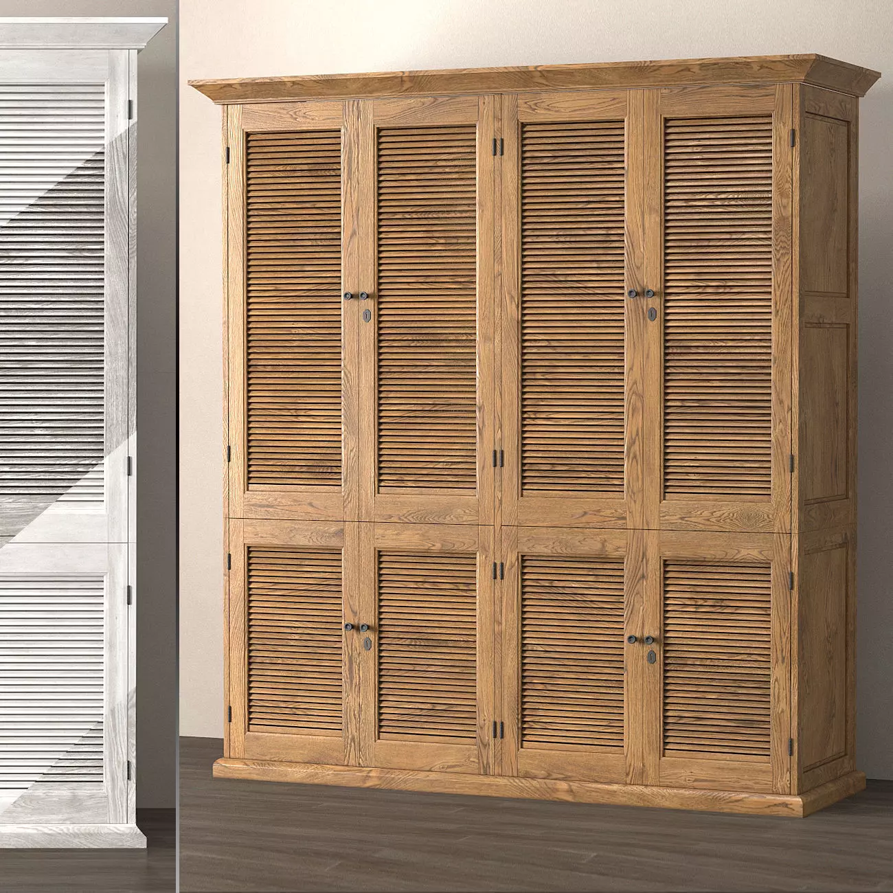 Double Shutter 3D model_0