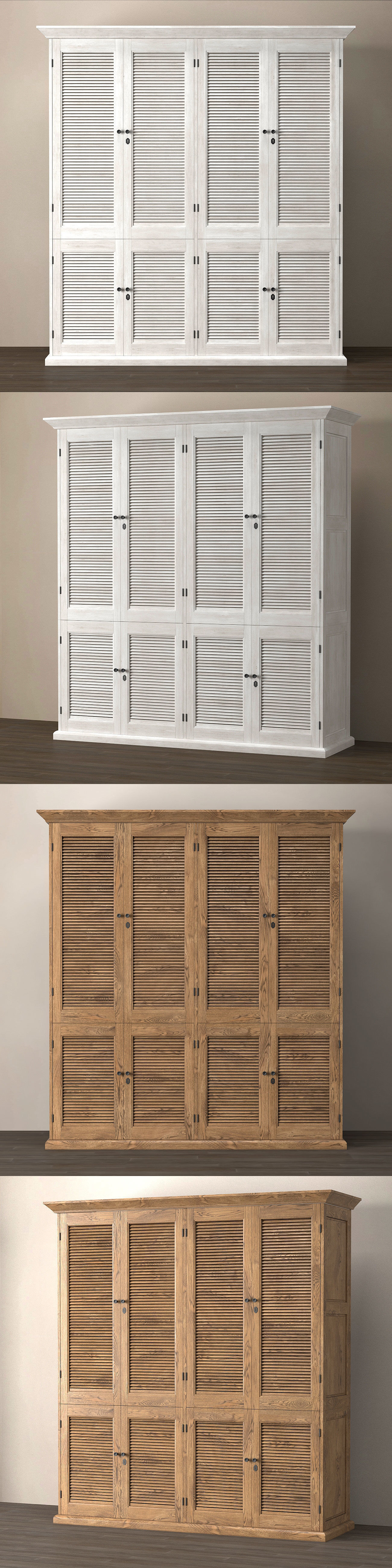 Double Shutter 3D model_1