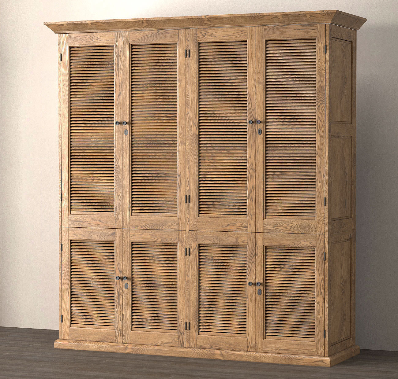 Double Shutter 3D model_5