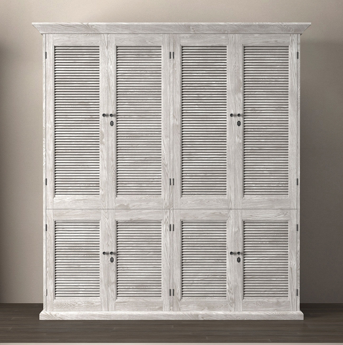 Double Shutter 3D model_6