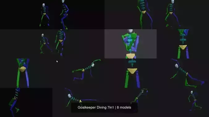 Goalkeeper Diving 7in1