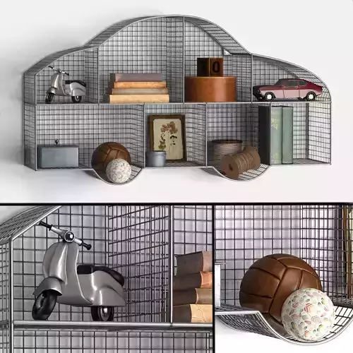 Shelf Car Zinc 3D model