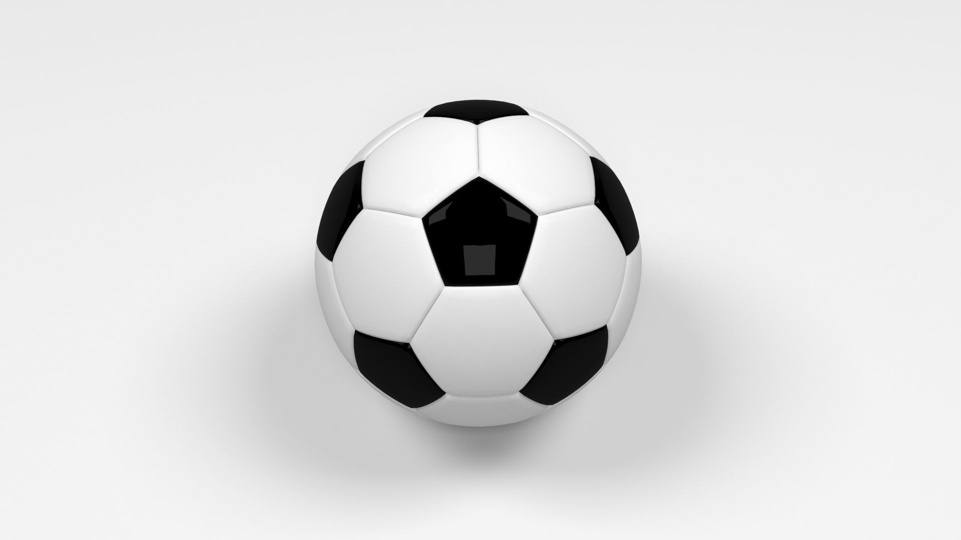 Soccer ball 3D model_1