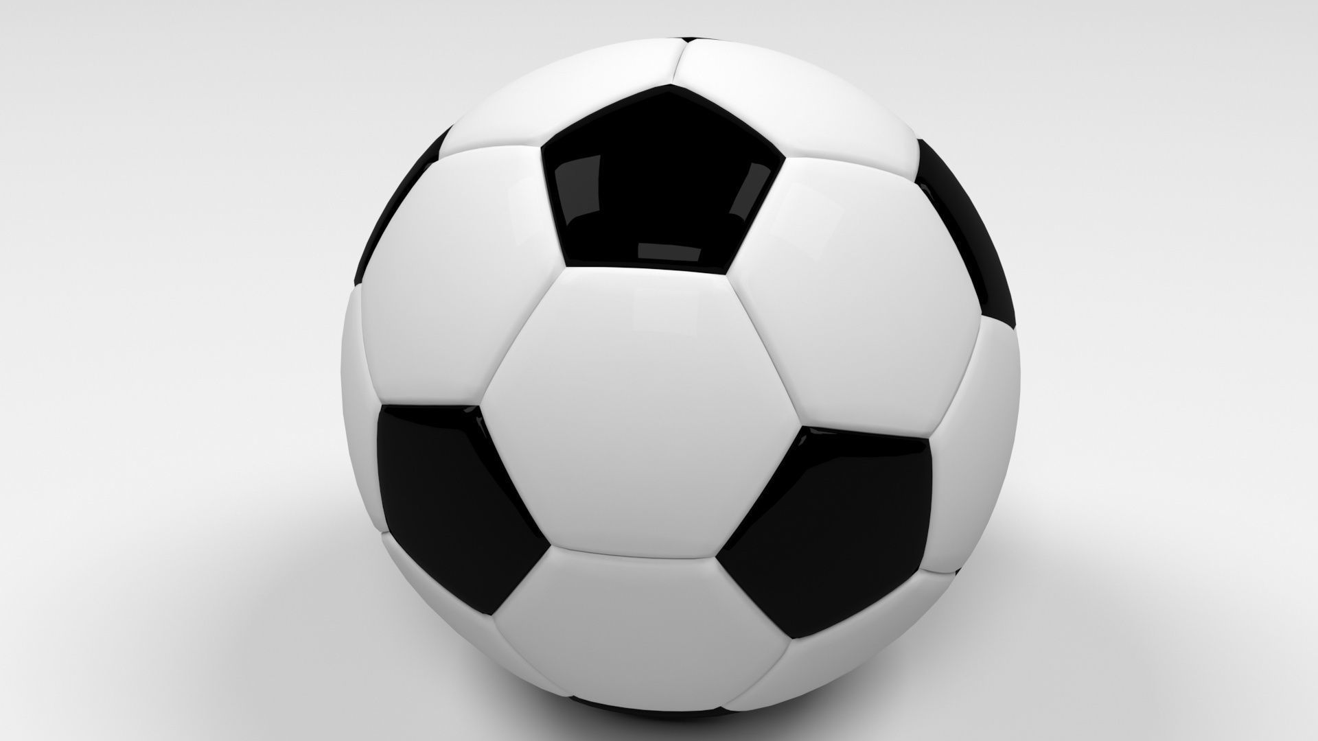 Soccer ball 3D model_2