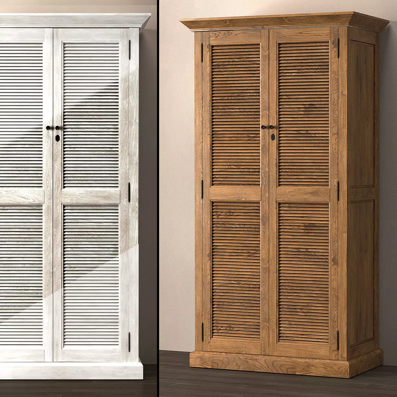 Shutter Cabinet 3D model_0