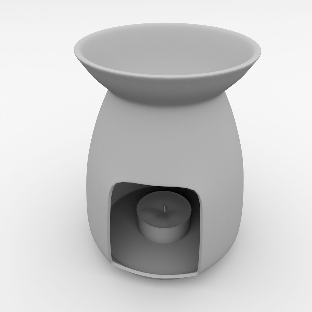 Fragrance Oil Burner 3D model_3
