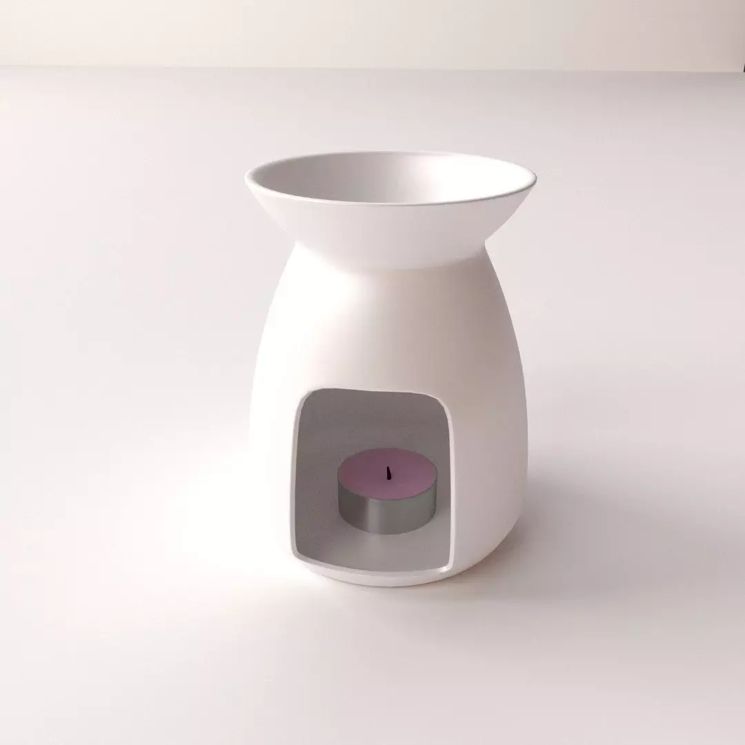 Fragrance Oil Burner 3D model_0