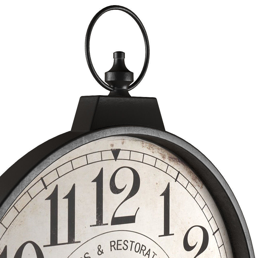 Vintage Clock 3D model_1