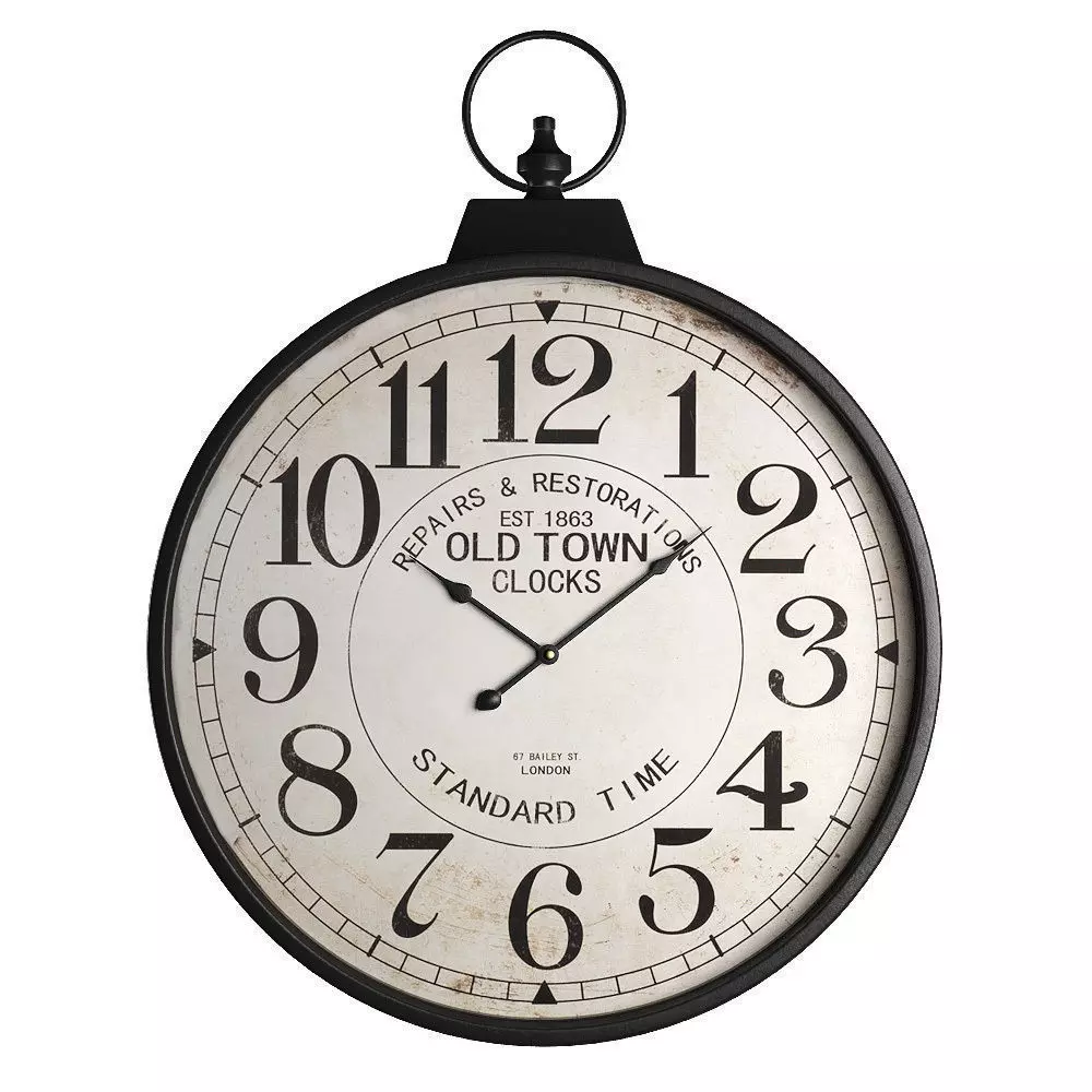 Vintage Clock 3D model_0