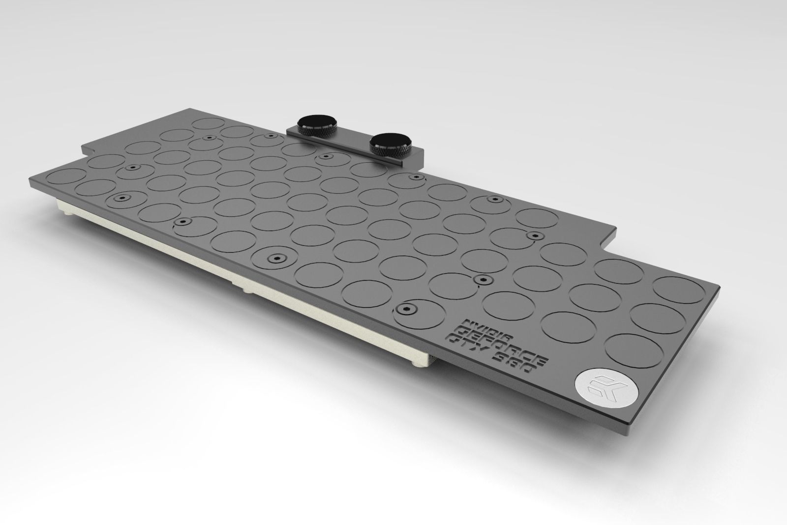 EK GTX 980 Graphics Card Waterblock 3D model_2