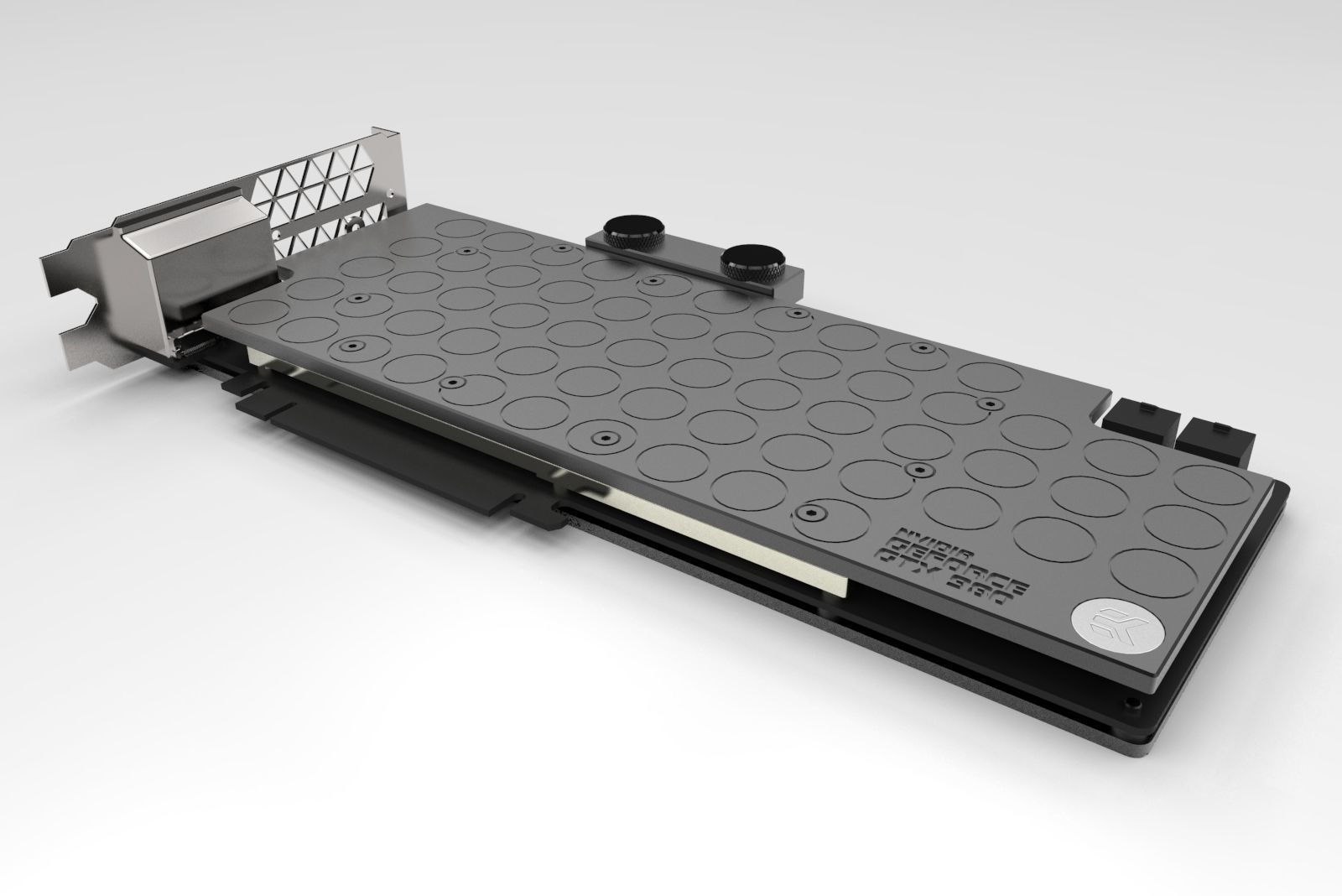 EK GTX 980 Graphics Card Waterblock 3D model_4