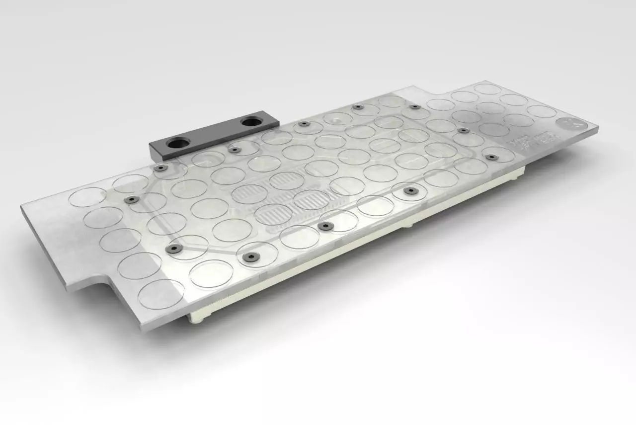 EK GTX 980 Graphics Card Waterblock 3D model_0