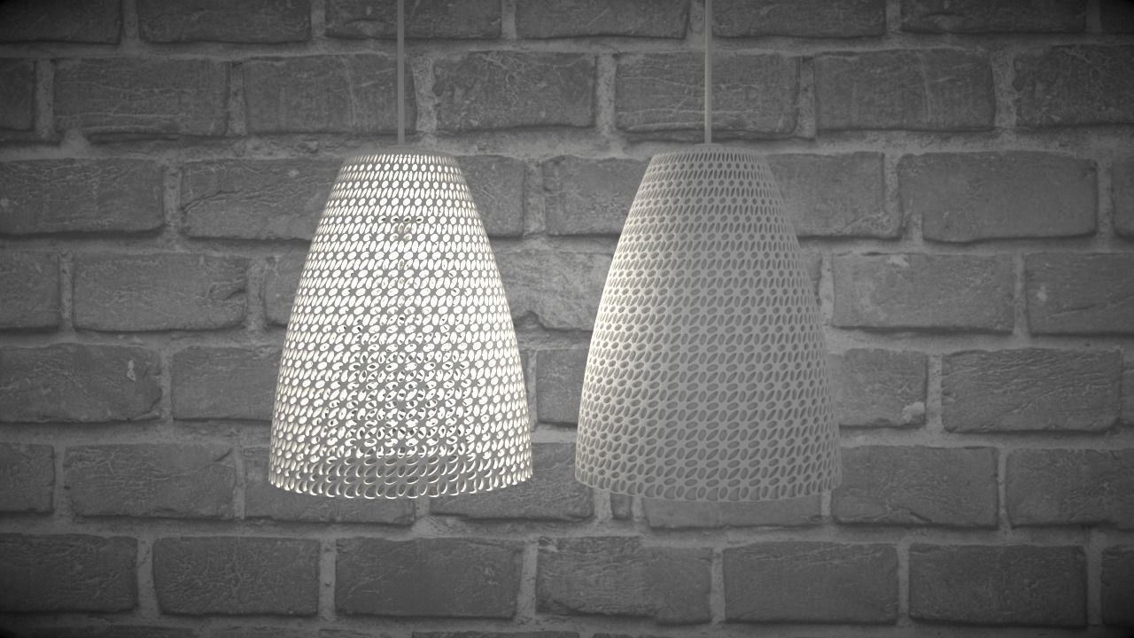 Five Lamps Topology 3D print model_2