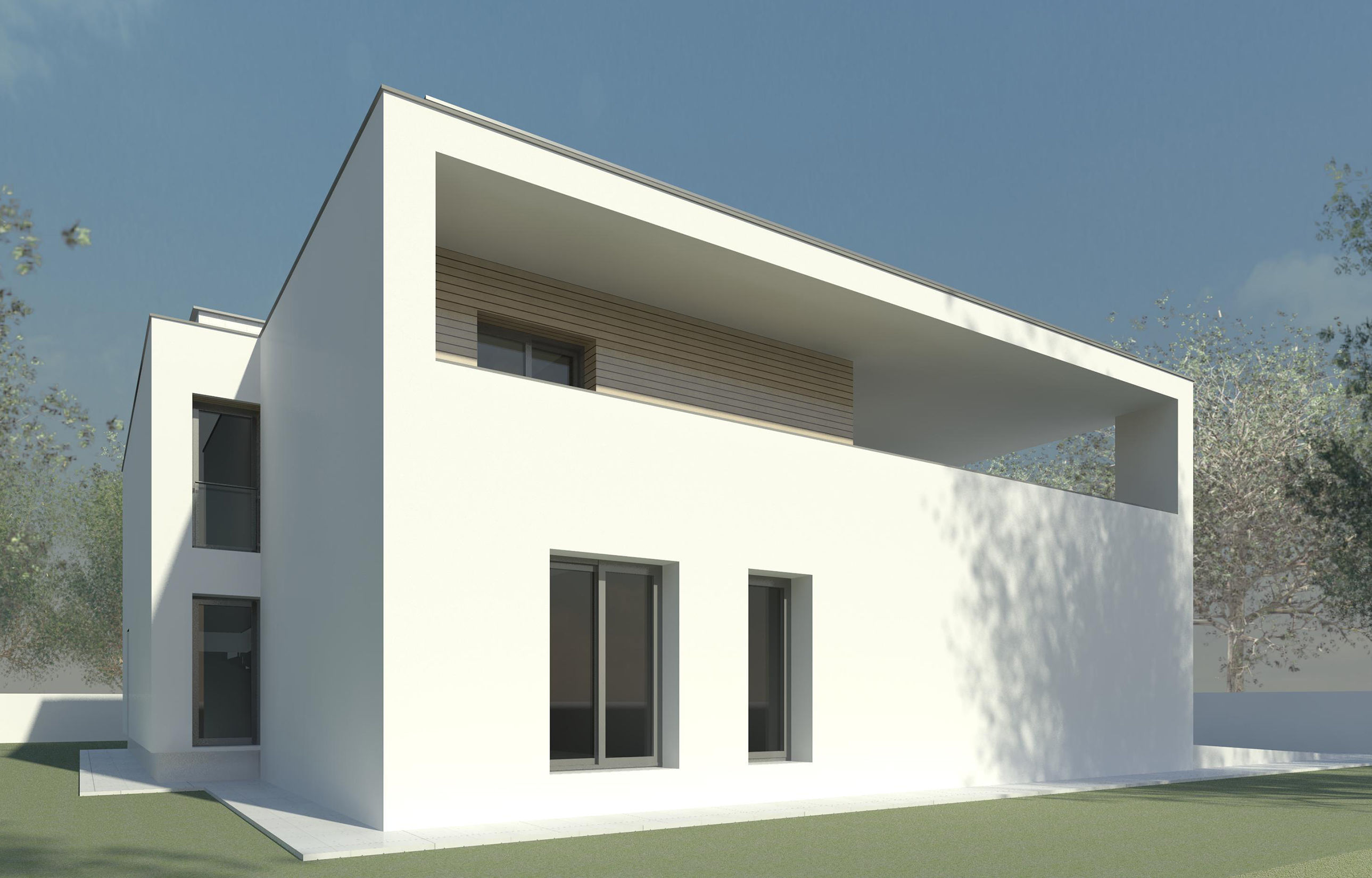 Modern House - Revit 3D 3D model_3