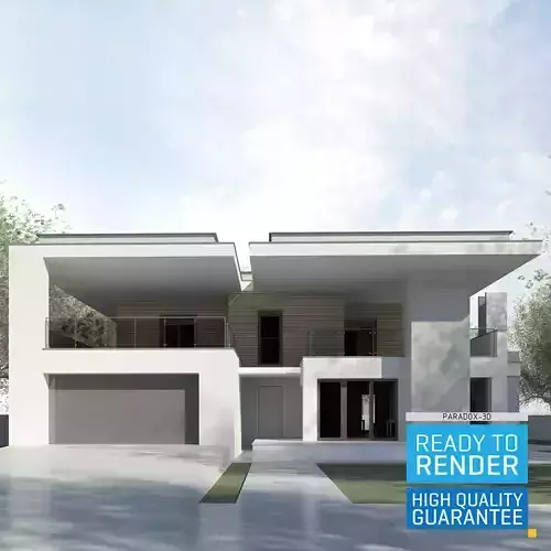 Modern House - Revit 3D 3D model