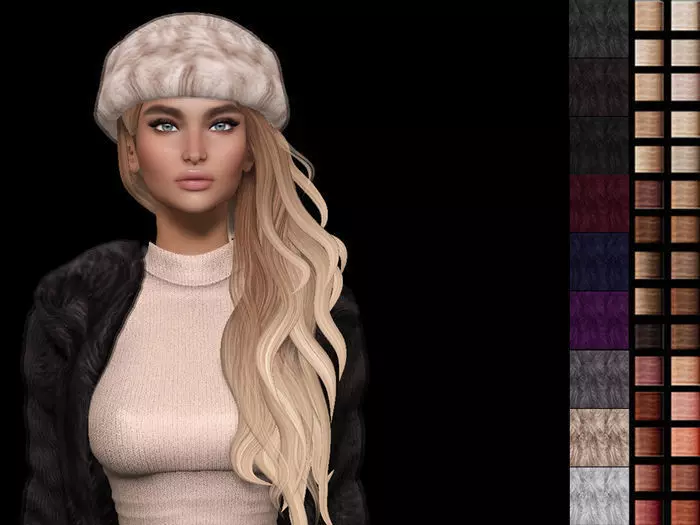 3D HAIR WITH HAT 3D model_0