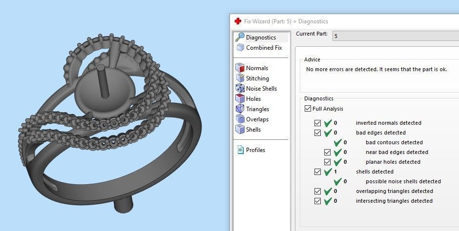 Women Pearl and Diamonds Ring Design 3dm stl vintage 3D print model_18