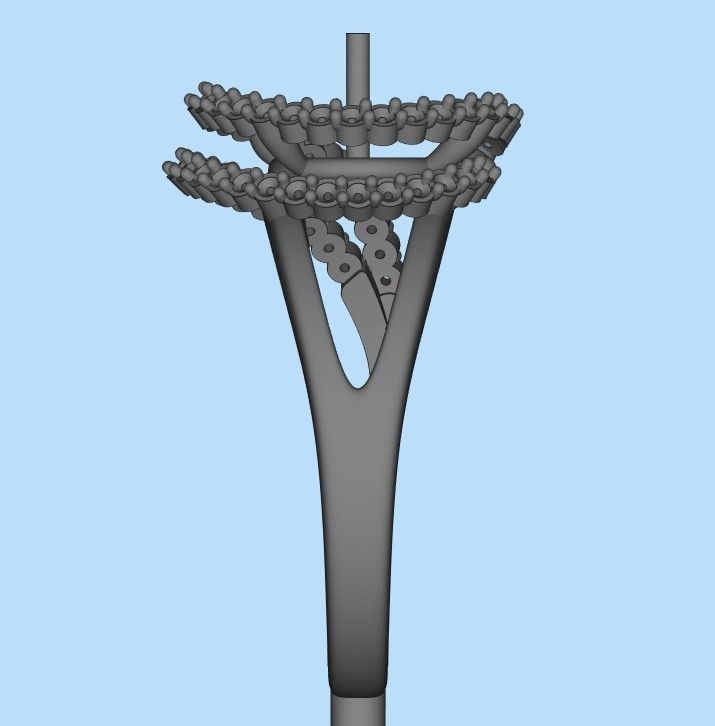 Women Pearl and Diamonds Ring Design 3dm stl vintage 3D print model_15