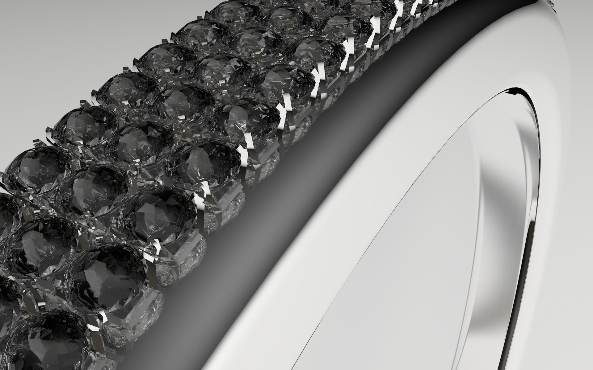 Diamond ring 3D model_6