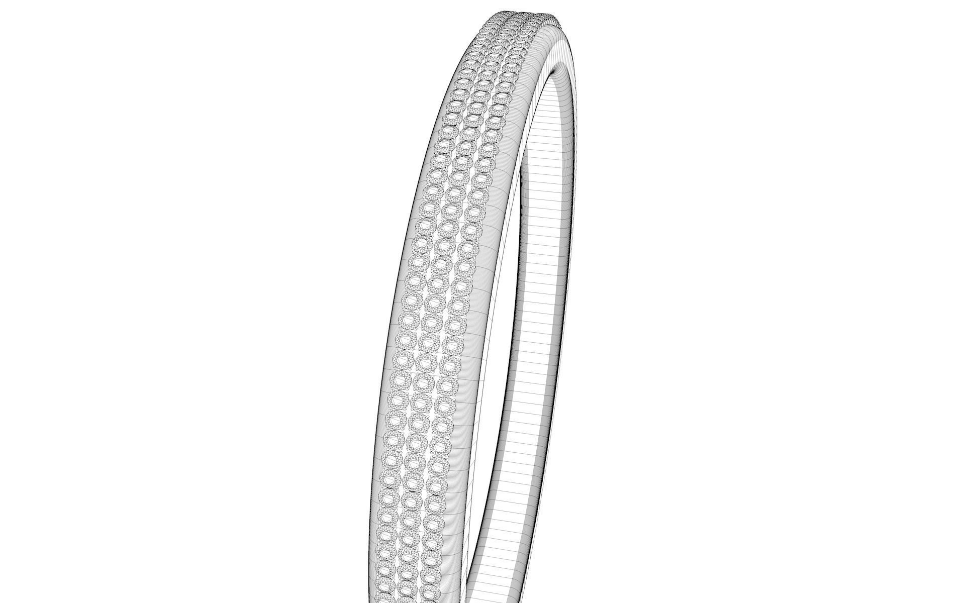 Diamond ring 3D model_10