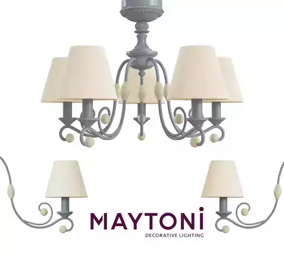 Chandelier Rebecca ARM355-PL-05-GR Maytoni Classic