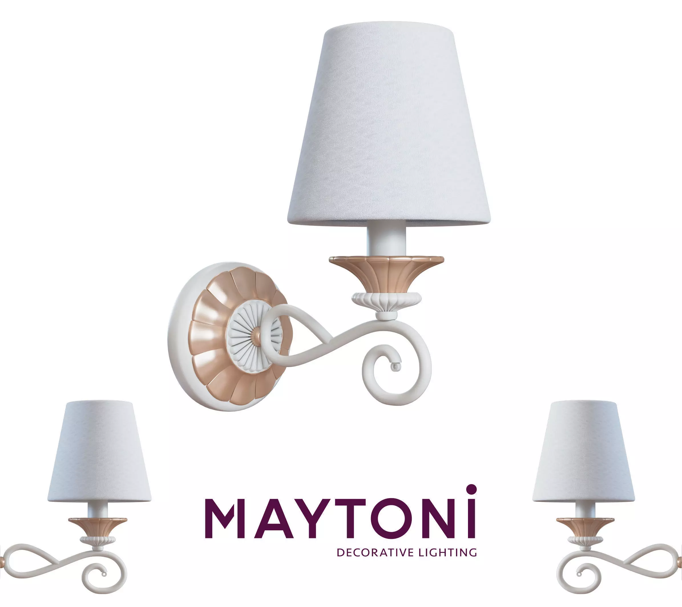 Sconce Sonate ARM424-WL-01-W Maytoni Classic Free 3D model