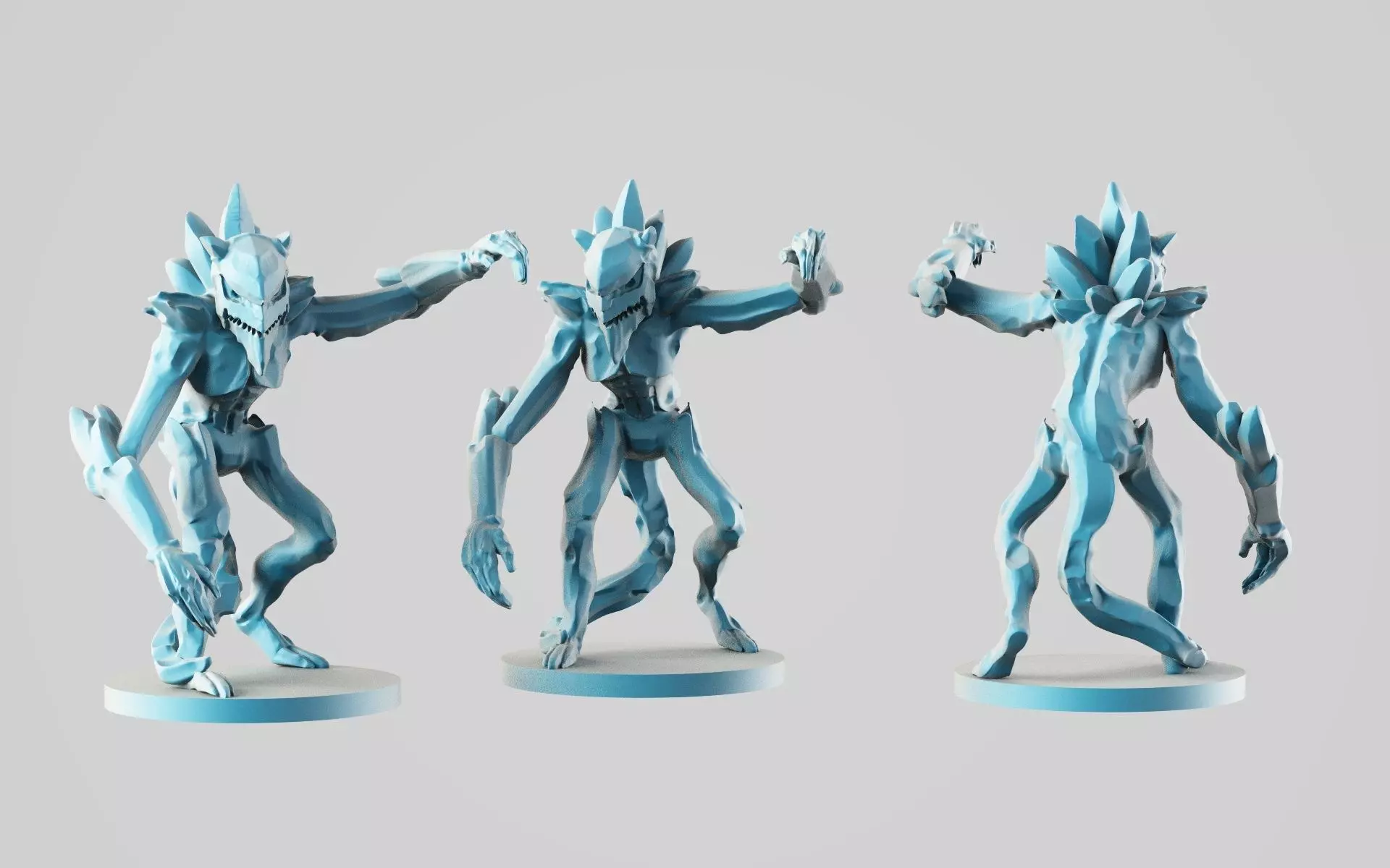 Demon ice 3D print model_0
