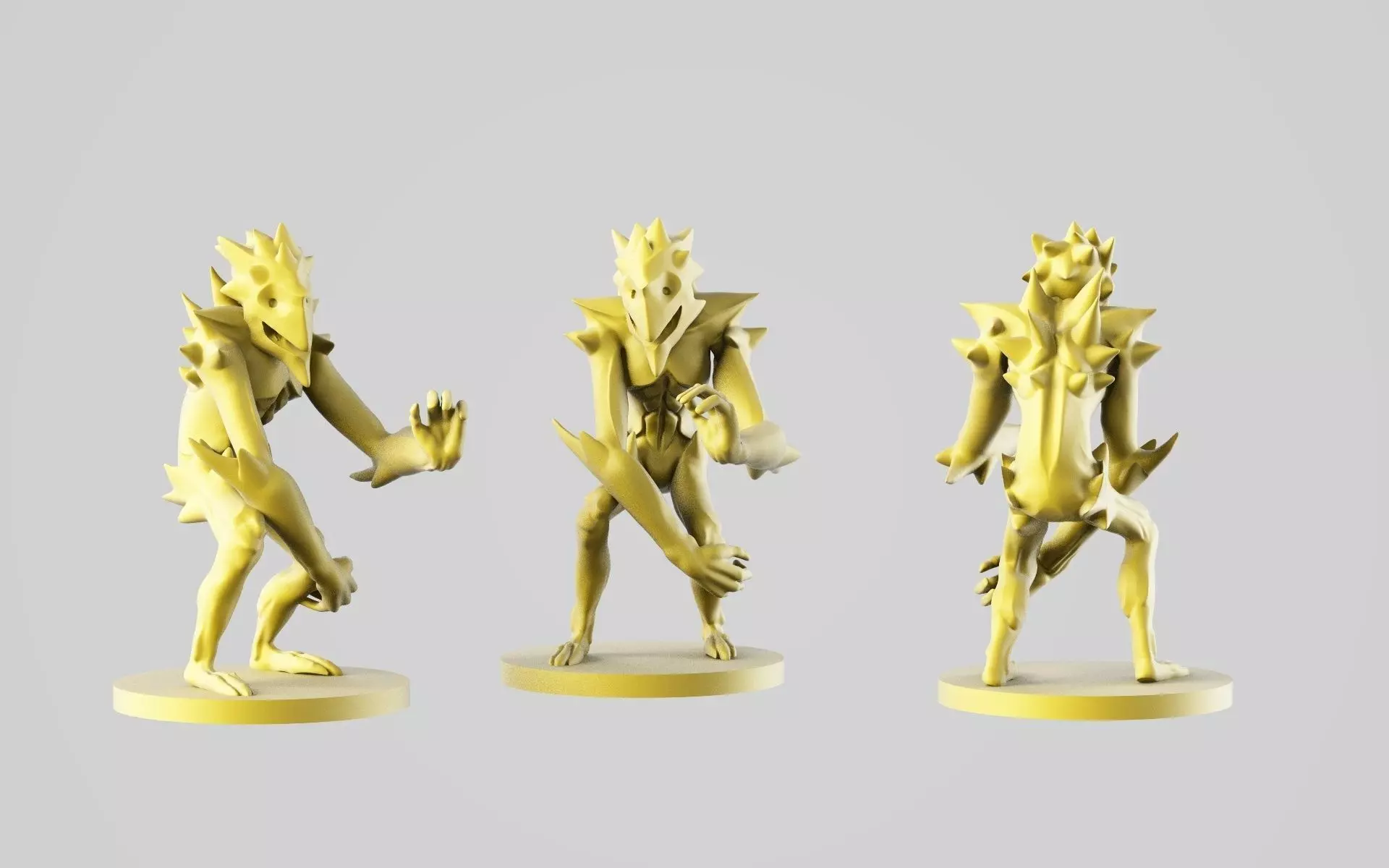 Demon light 3D print model_0