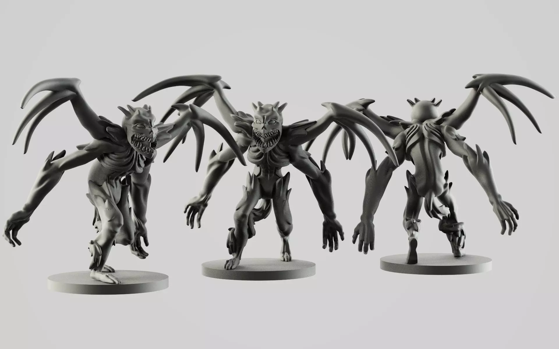 Demon dark 3D print model_0
