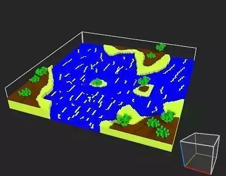 voxel map Free 3D model