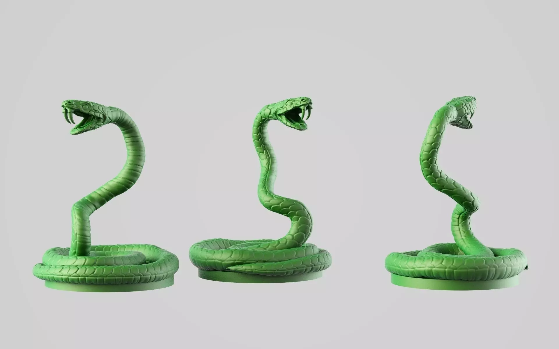 Giant snake 3D print model