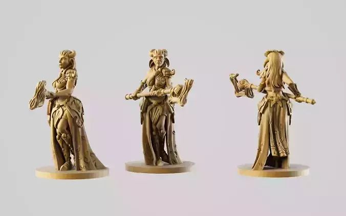 Wood driad 3D print model
