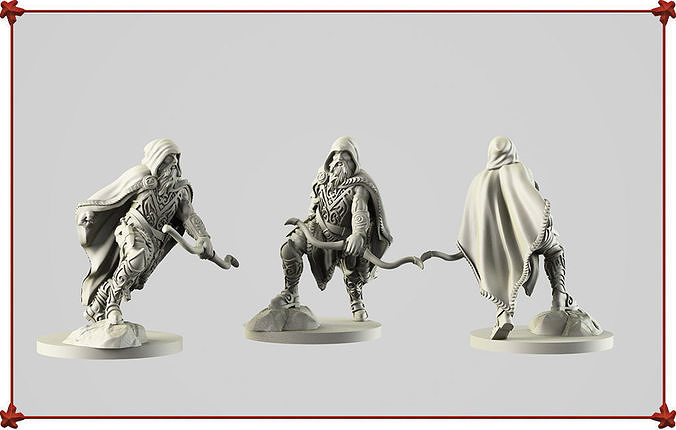 Rogue dwarves miniatures - lord of flies 3D print model