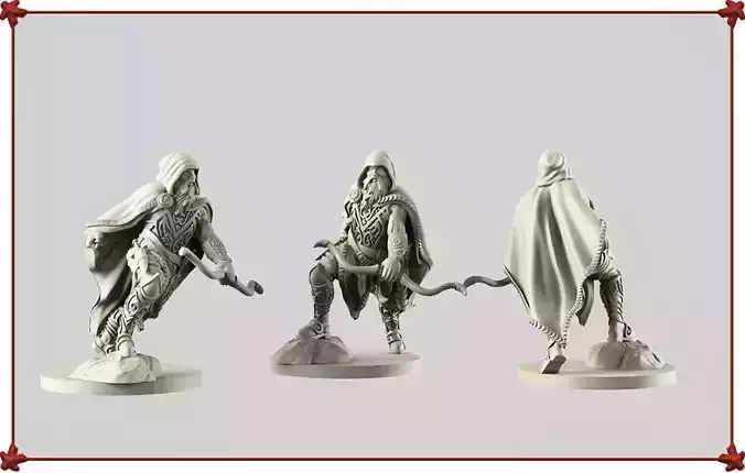 Rogue dwarves miniatures - lord of flies 3D print model