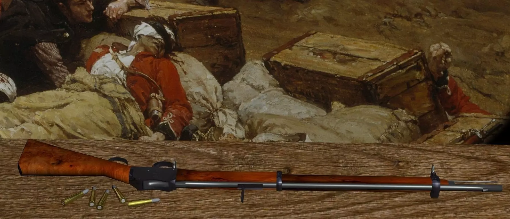 The 45 Martini-Henry Carbine 3D model