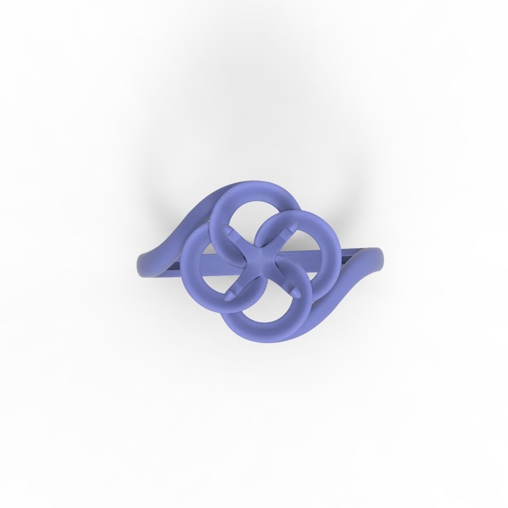 Solitaire Wedding Engagement Women  Ring design 3dm stl  3D print model_18