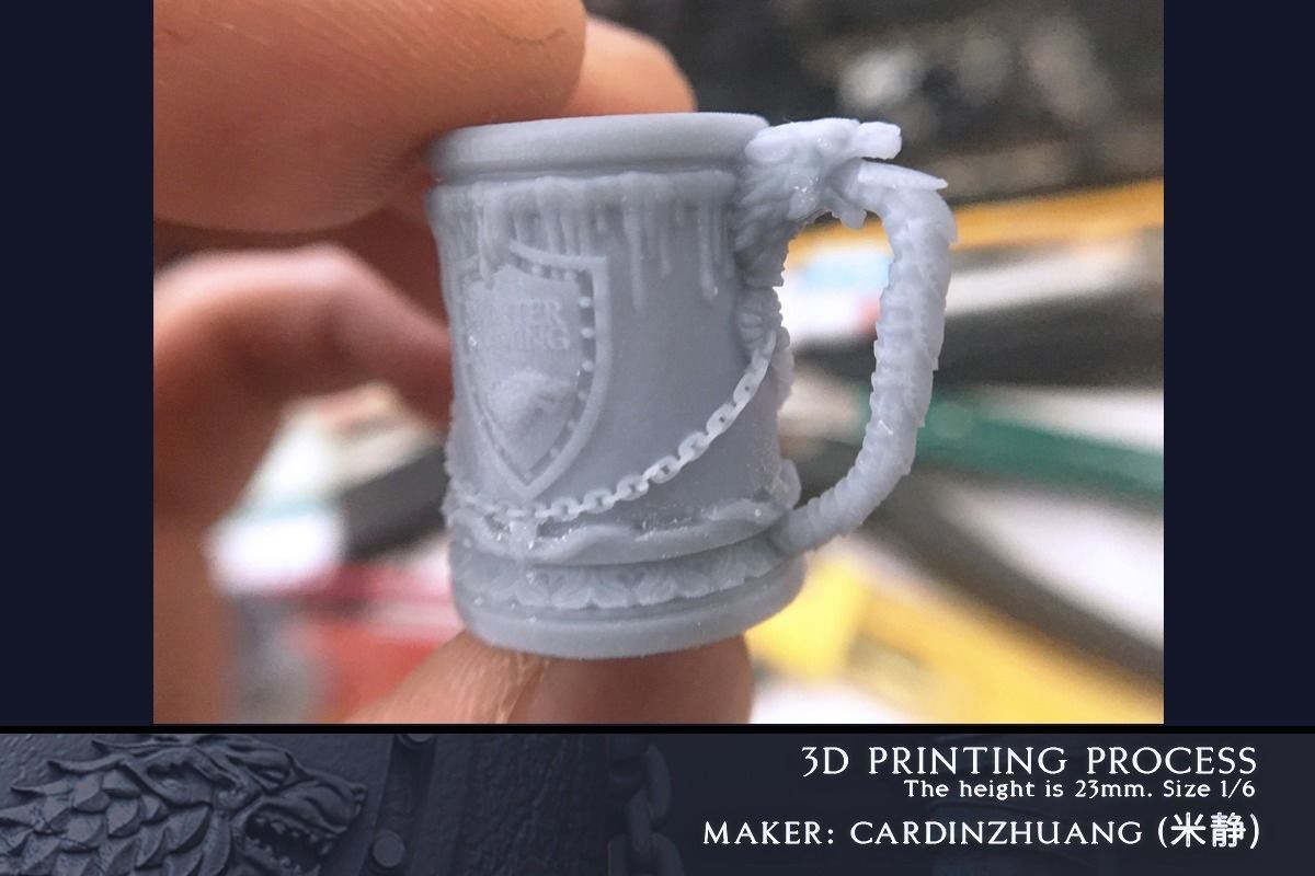 House Stark Jar V1 Game of Thrones 3D print model_5