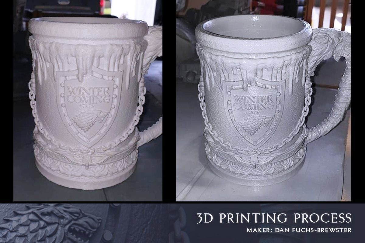 House Stark Jar V1 Game of Thrones 3D print model_4