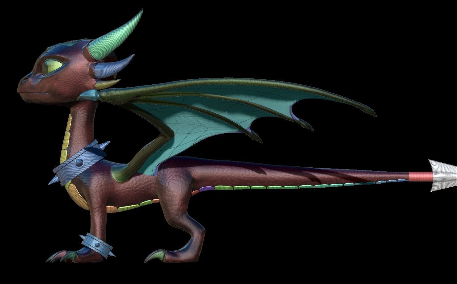 Skylanders Academy Cynder model pack 3D model_6