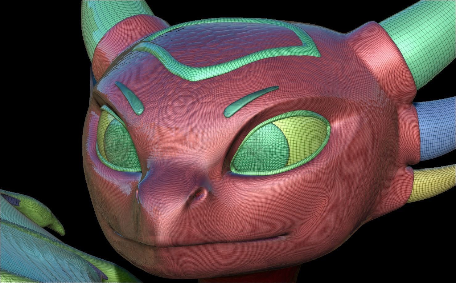 Skylanders Academy Cynder model pack 3D model_7