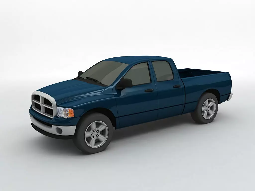 2004 Dodge Ram 1500 Pickup Quad Cab 3D model