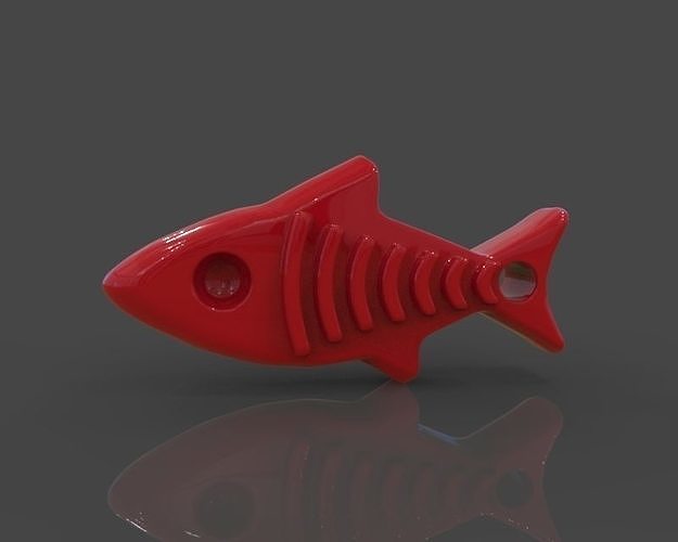 Pet Tag Fish Tag 3D print model