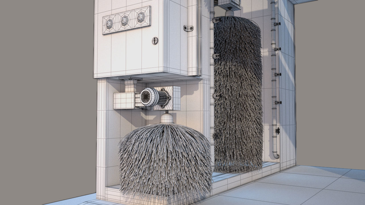 Car Wash 3D model_11