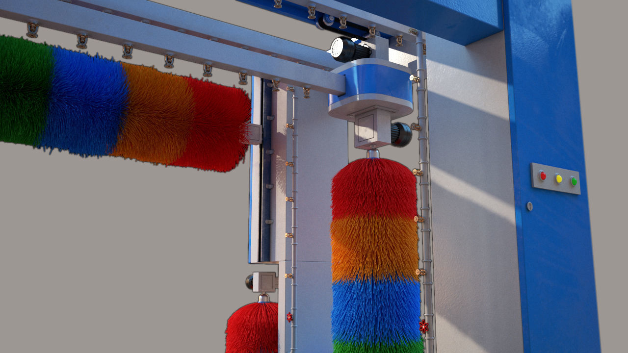 Car Wash 3D model_8